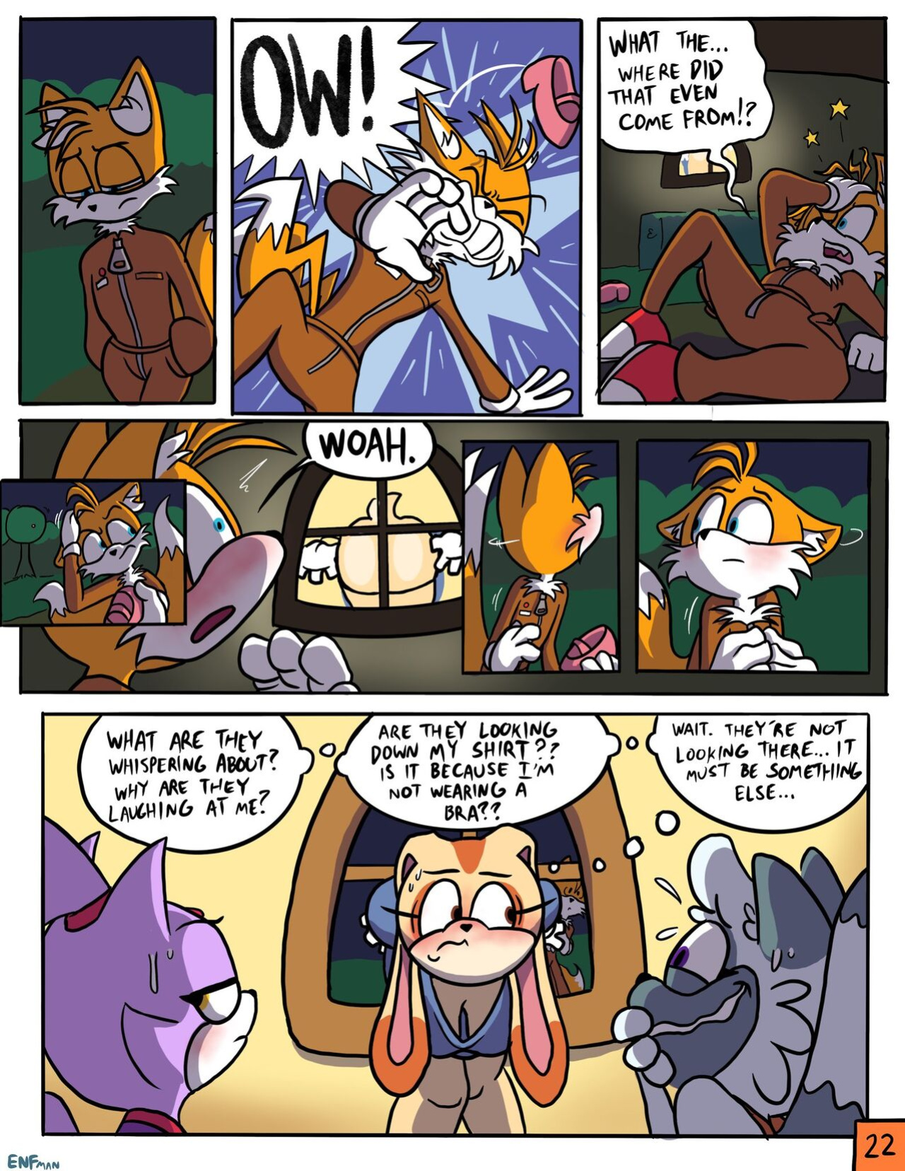 [ENFman] Oops! All Naked! + Bonus Pages and Refs