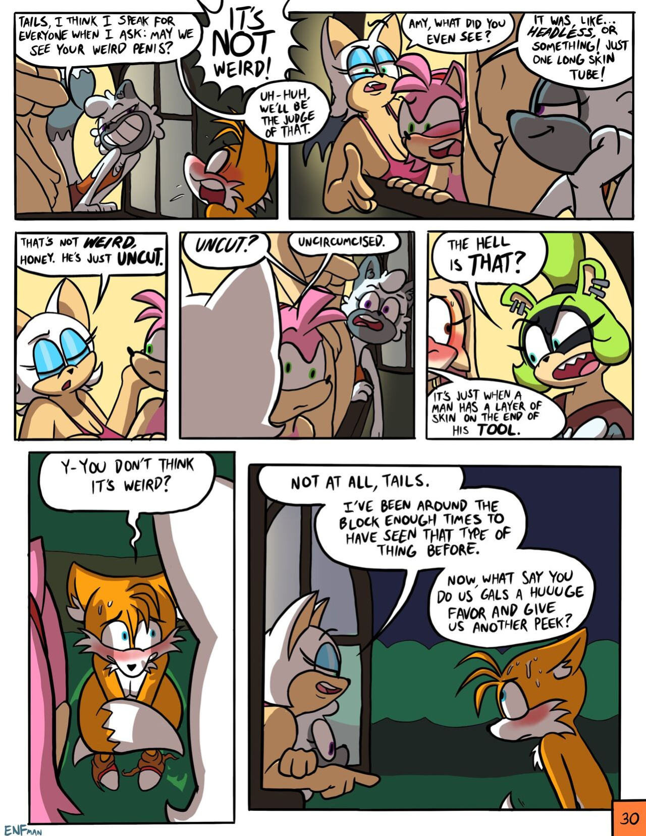 [ENFman] Oops! All Naked! + Bonus Pages and Refs