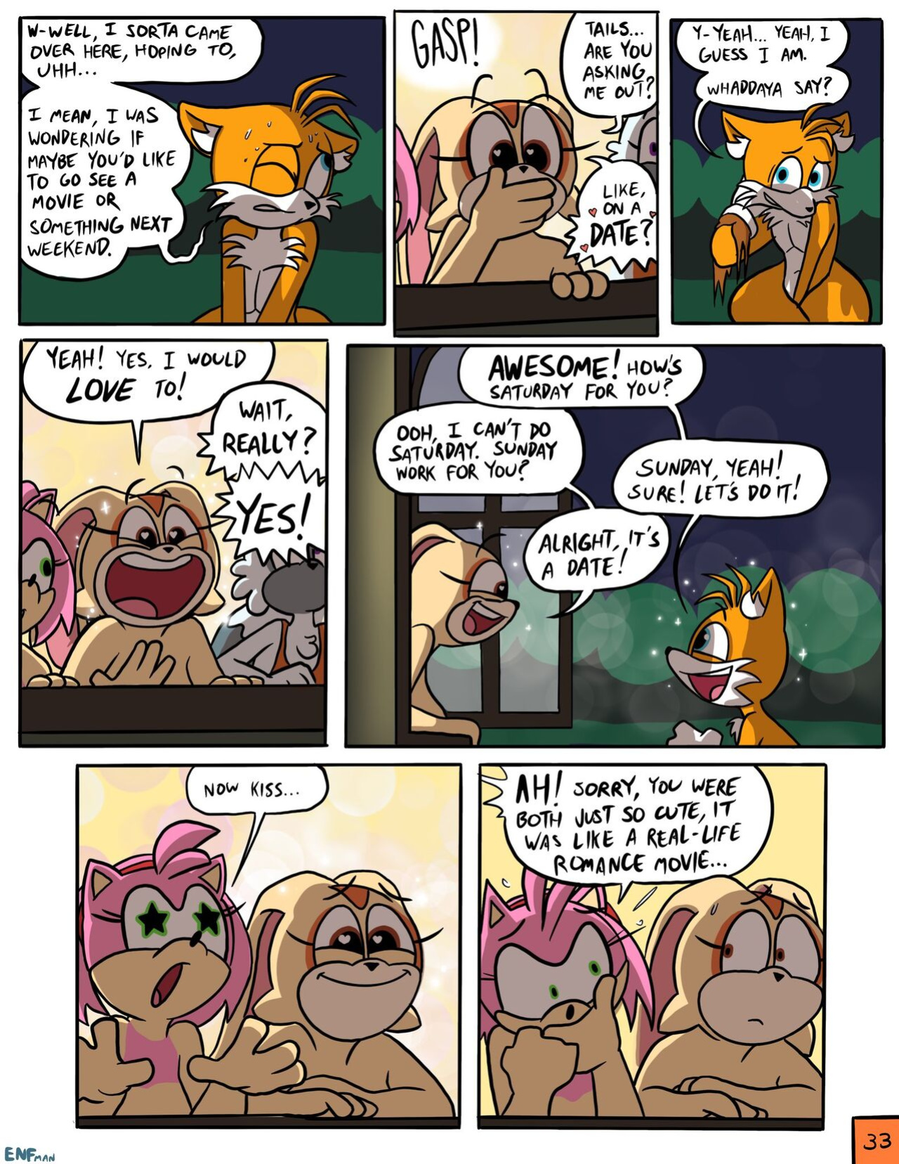 [ENFman] Oops! All Naked! + Bonus Pages and Refs