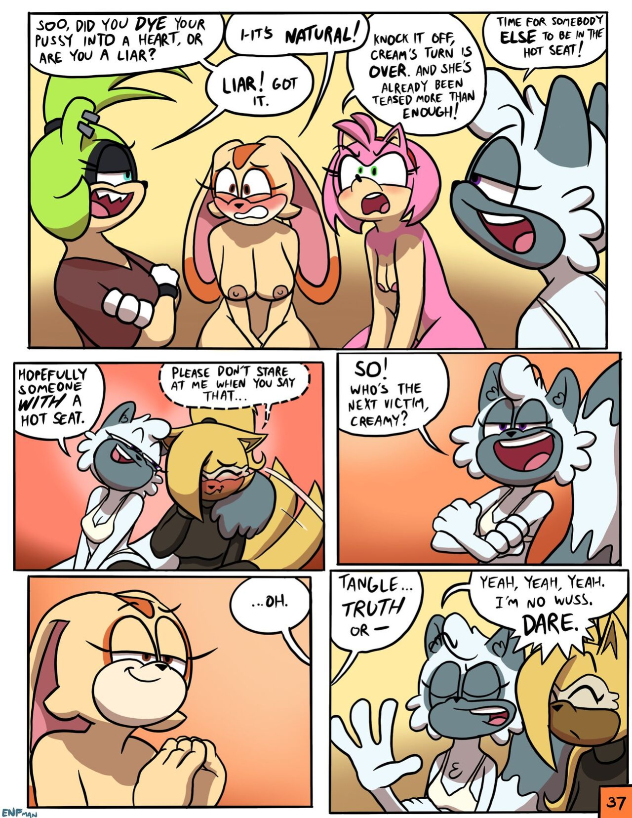 [ENFman] Oops! All Naked! + Bonus Pages and Refs
