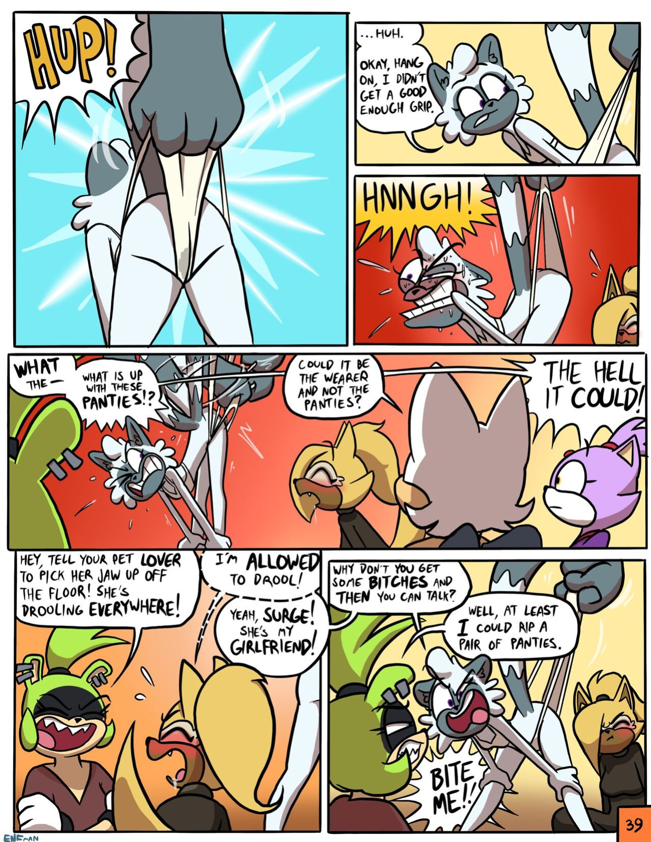 [ENFman] Oops! All Naked! + Bonus Pages and Refs
