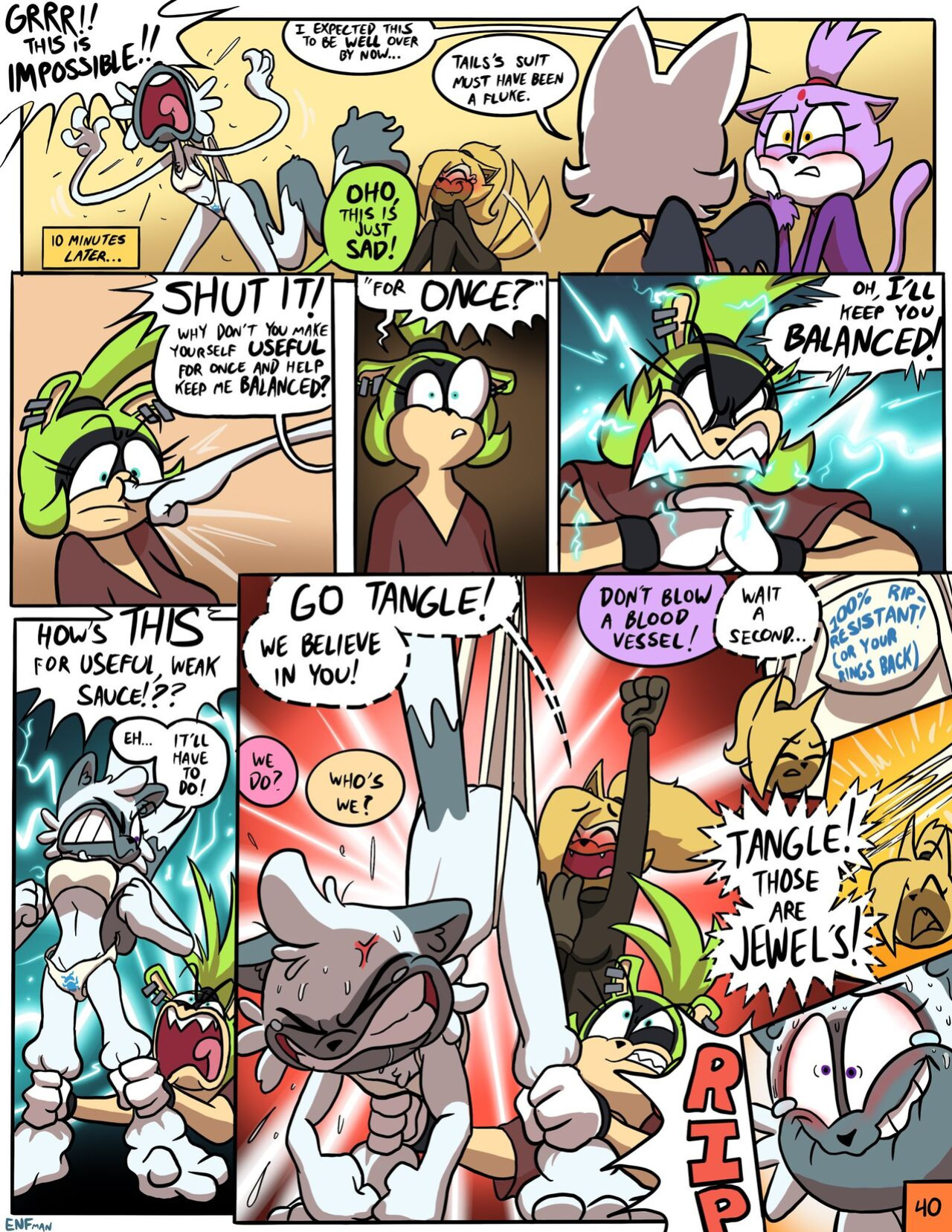 [ENFman] Oops! All Naked! + Bonus Pages and Refs