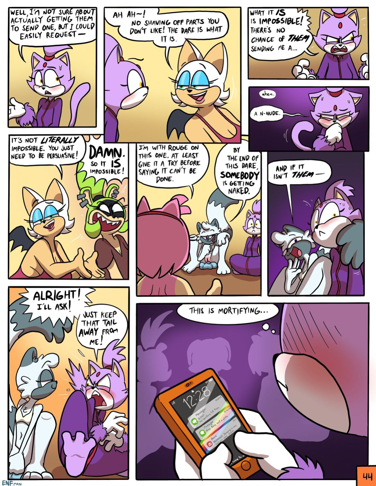 [ENFman] Oops! All Naked! + Bonus Pages and Refs