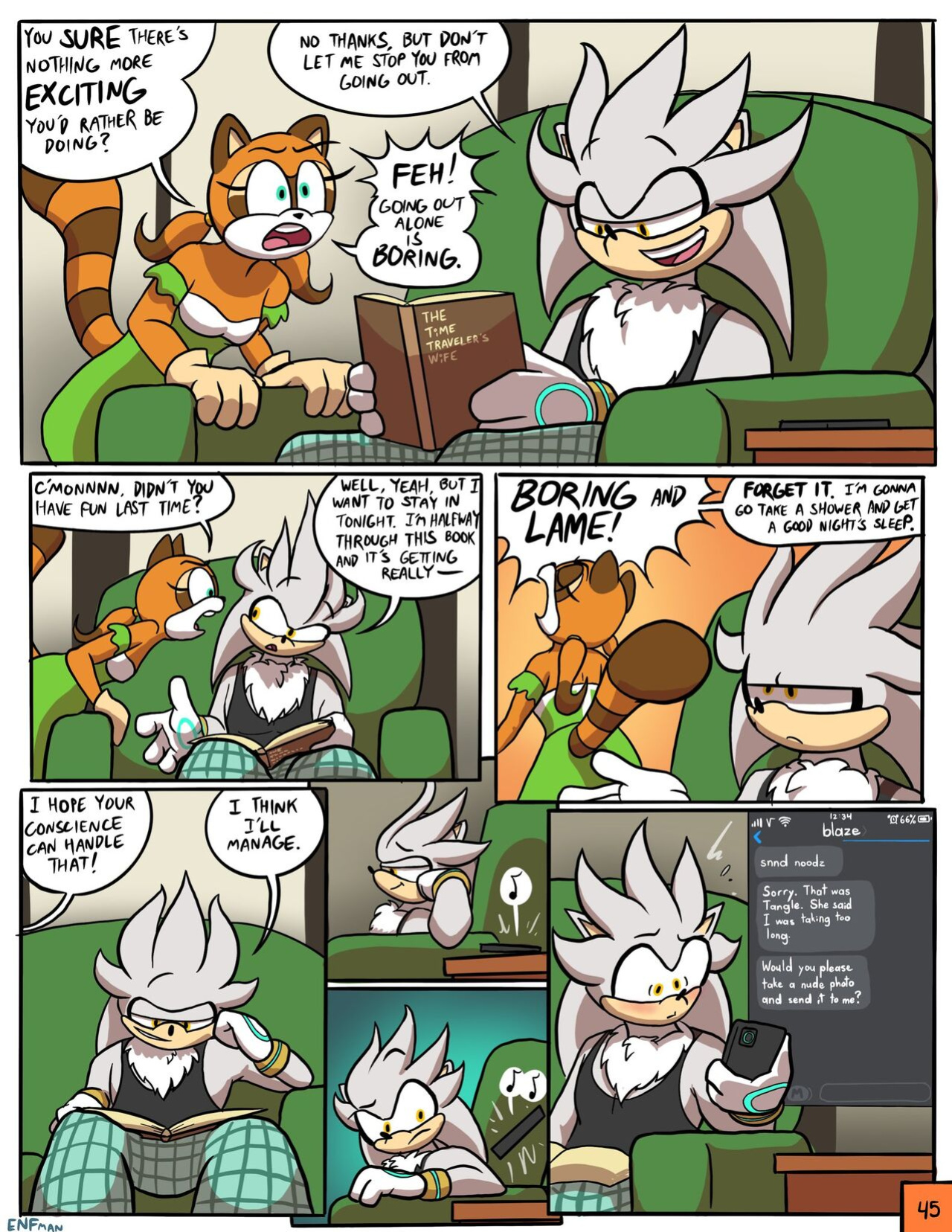 [ENFman] Oops! All Naked! + Bonus Pages and Refs