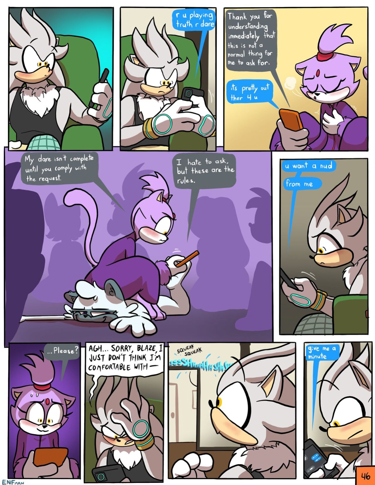 [ENFman] Oops! All Naked! + Bonus Pages and Refs