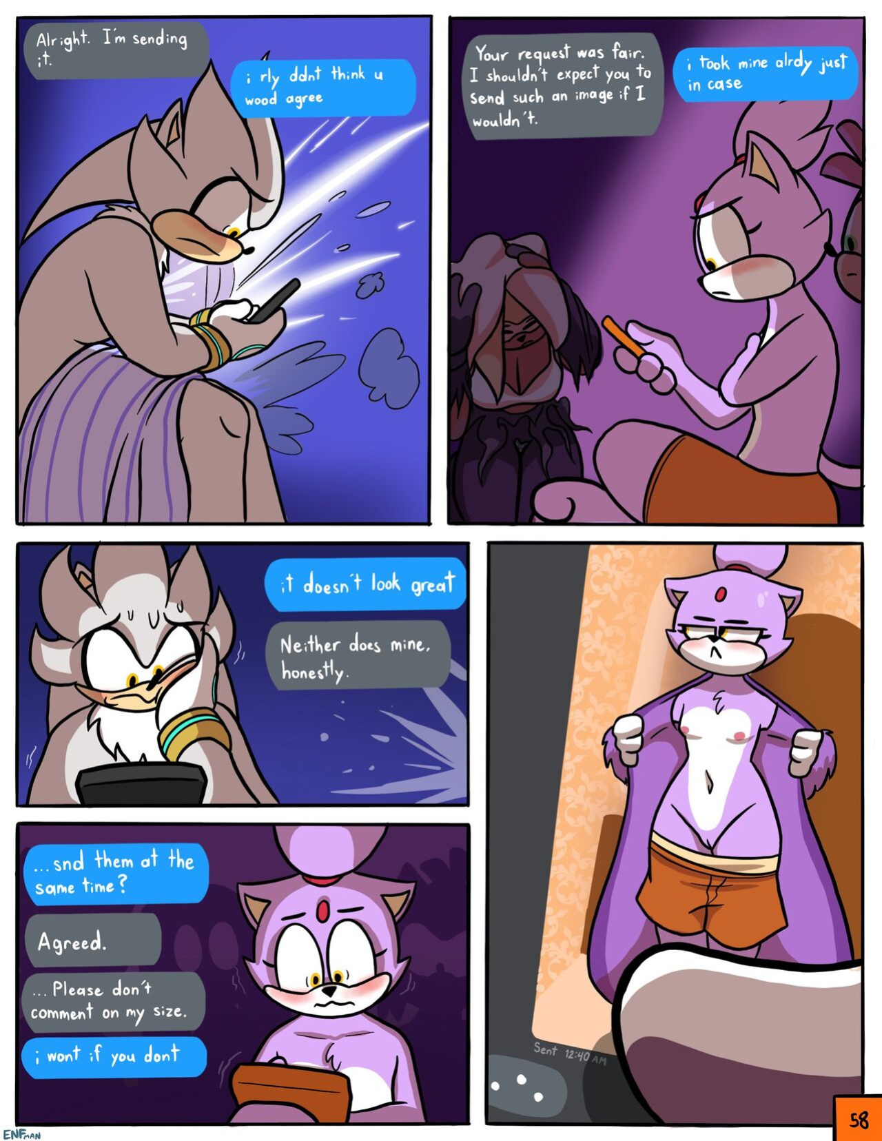 [ENFman] Oops! All Naked! + Bonus Pages and Refs