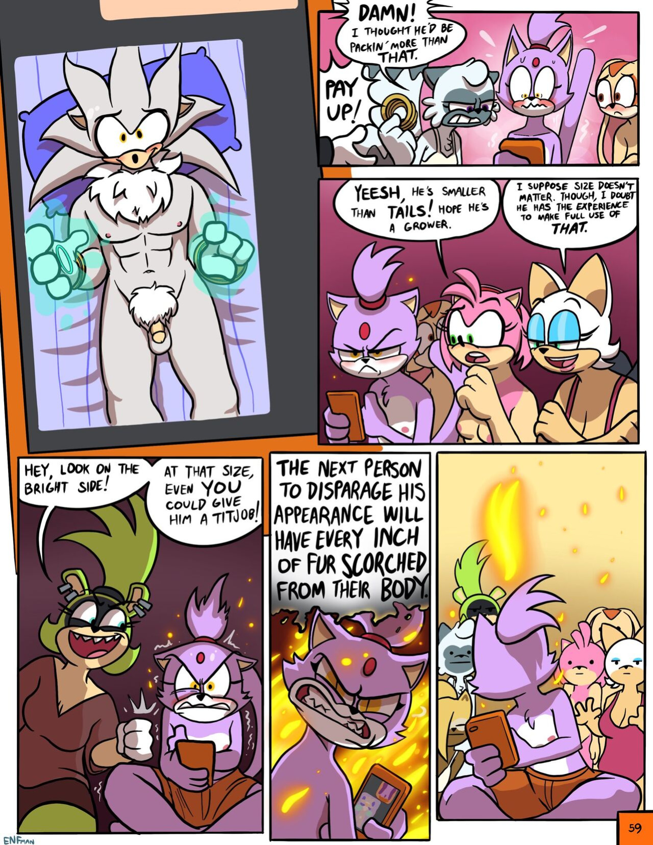 [ENFman] Oops! All Naked! + Bonus Pages and Refs