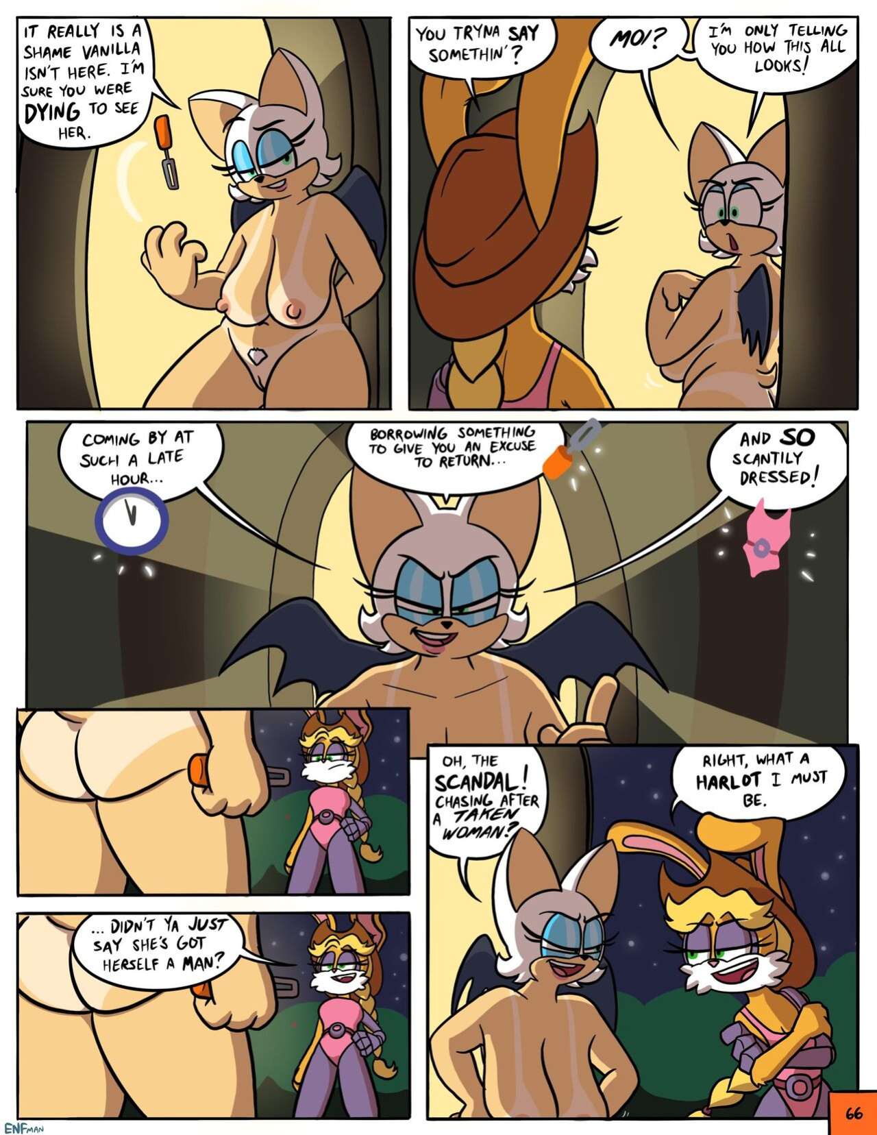 [ENFman] Oops! All Naked! + Bonus Pages and Refs