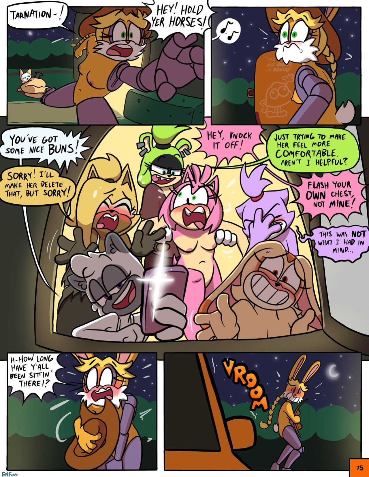 [ENFman] Oops! All Naked! + Bonus Pages and Refs