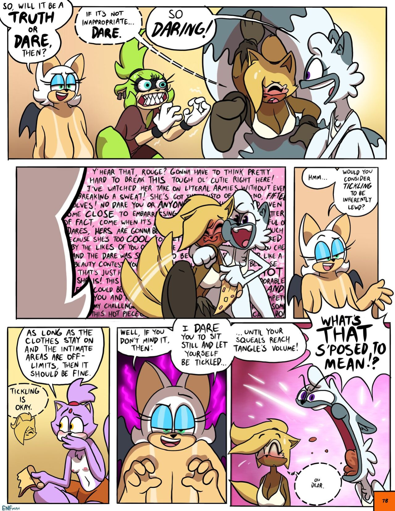 [ENFman] Oops! All Naked! + Bonus Pages and Refs