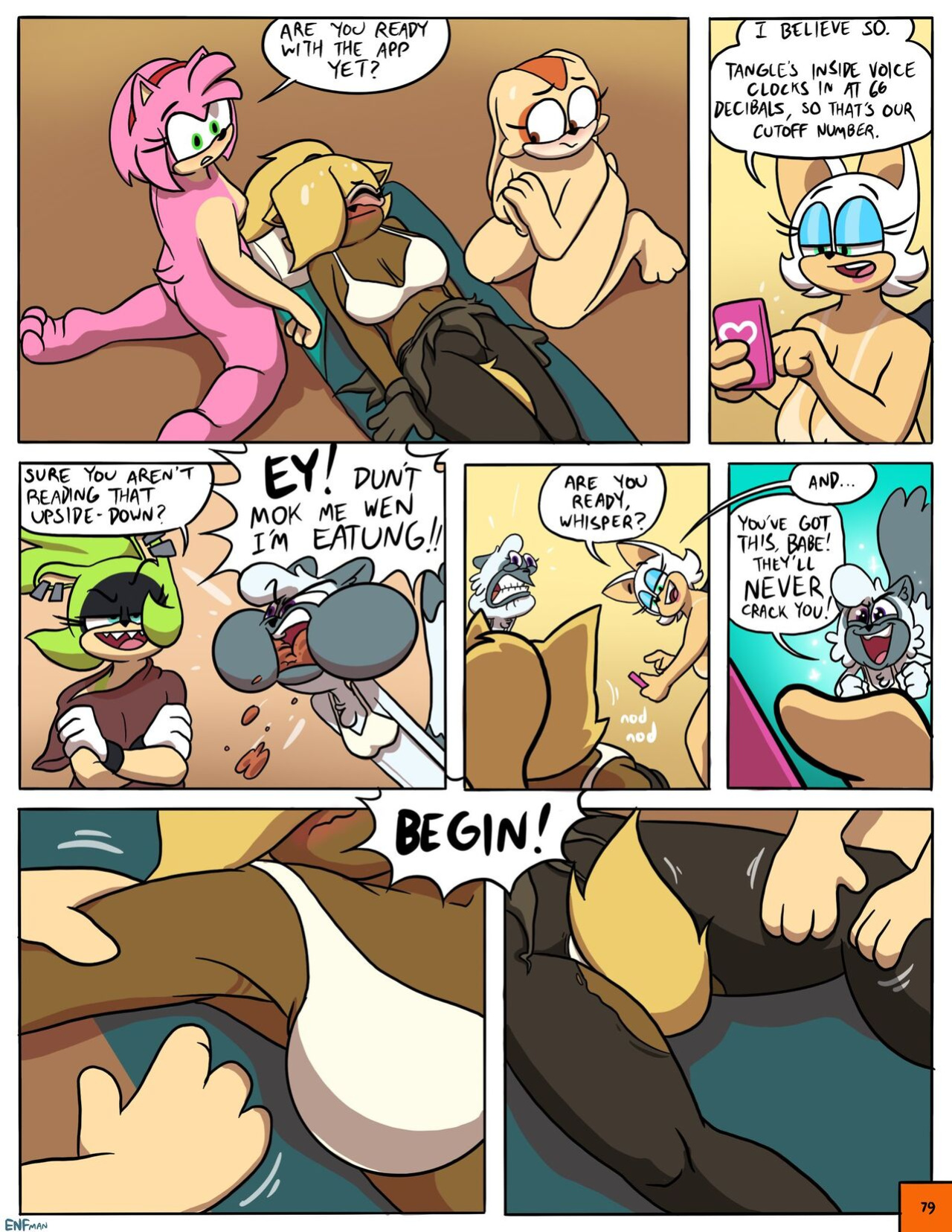 [ENFman] Oops! All Naked! + Bonus Pages and Refs