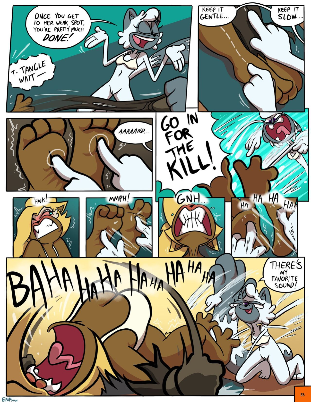 [ENFman] Oops! All Naked! + Bonus Pages and Refs