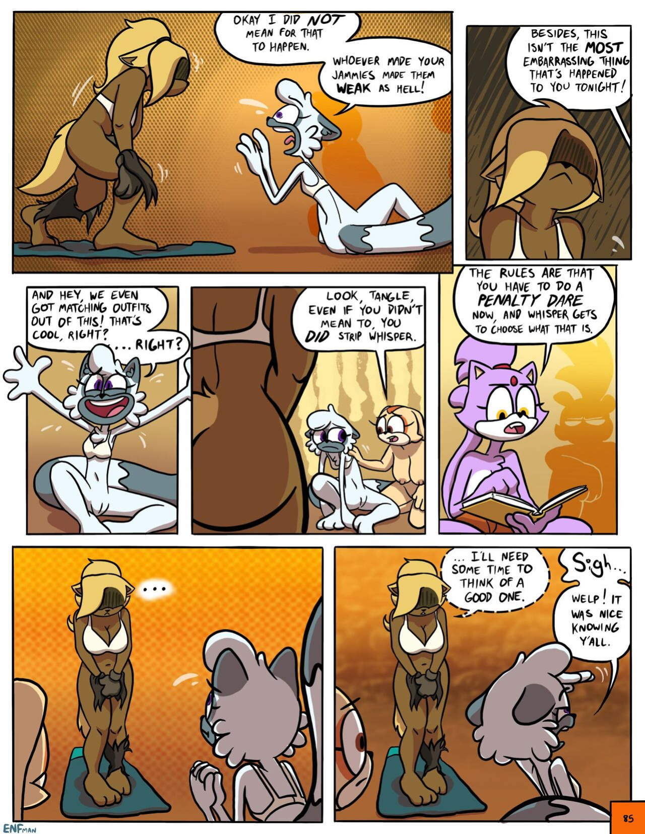 [ENFman] Oops! All Naked! + Bonus Pages and Refs
