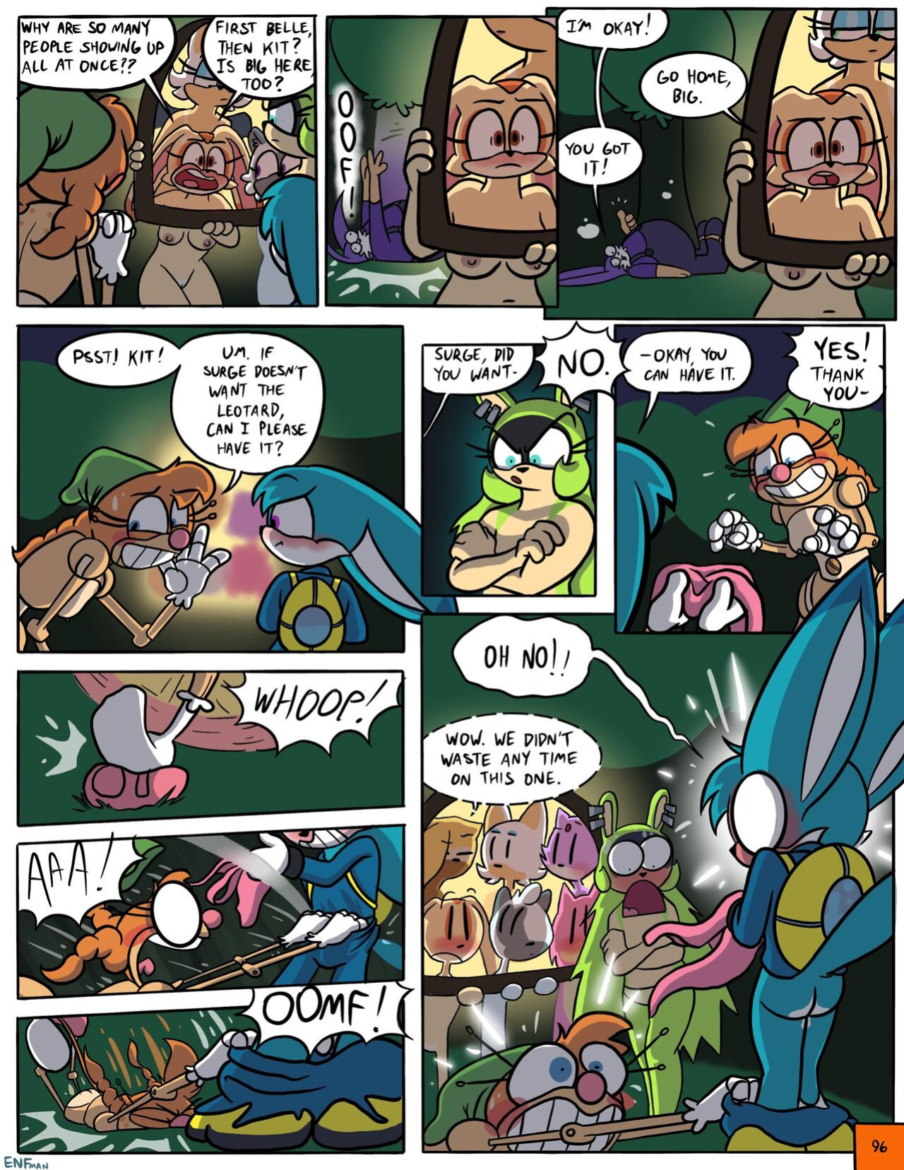 [ENFman] Oops! All Naked! + Bonus Pages and Refs