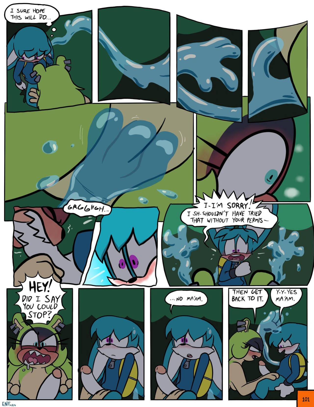 [ENFman] Oops! All Naked! + Bonus Pages and Refs