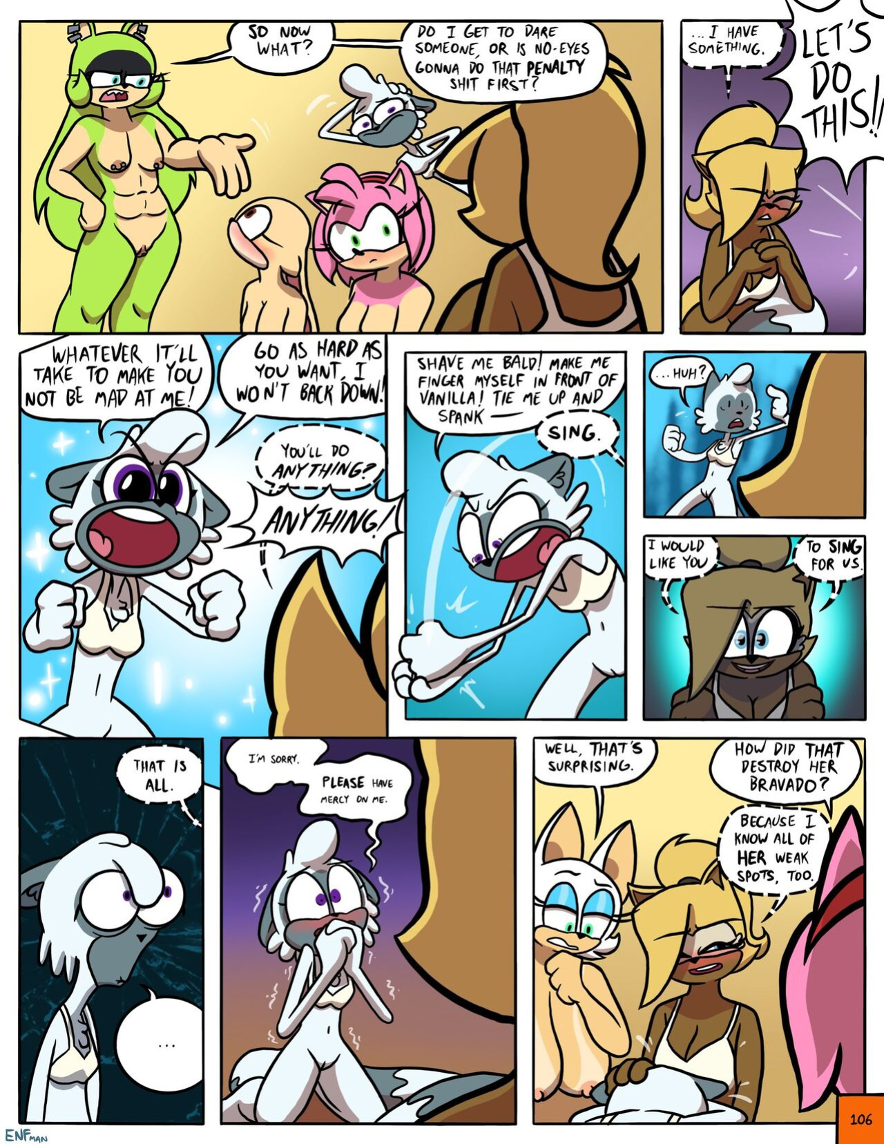 [ENFman] Oops! All Naked! + Bonus Pages and Refs