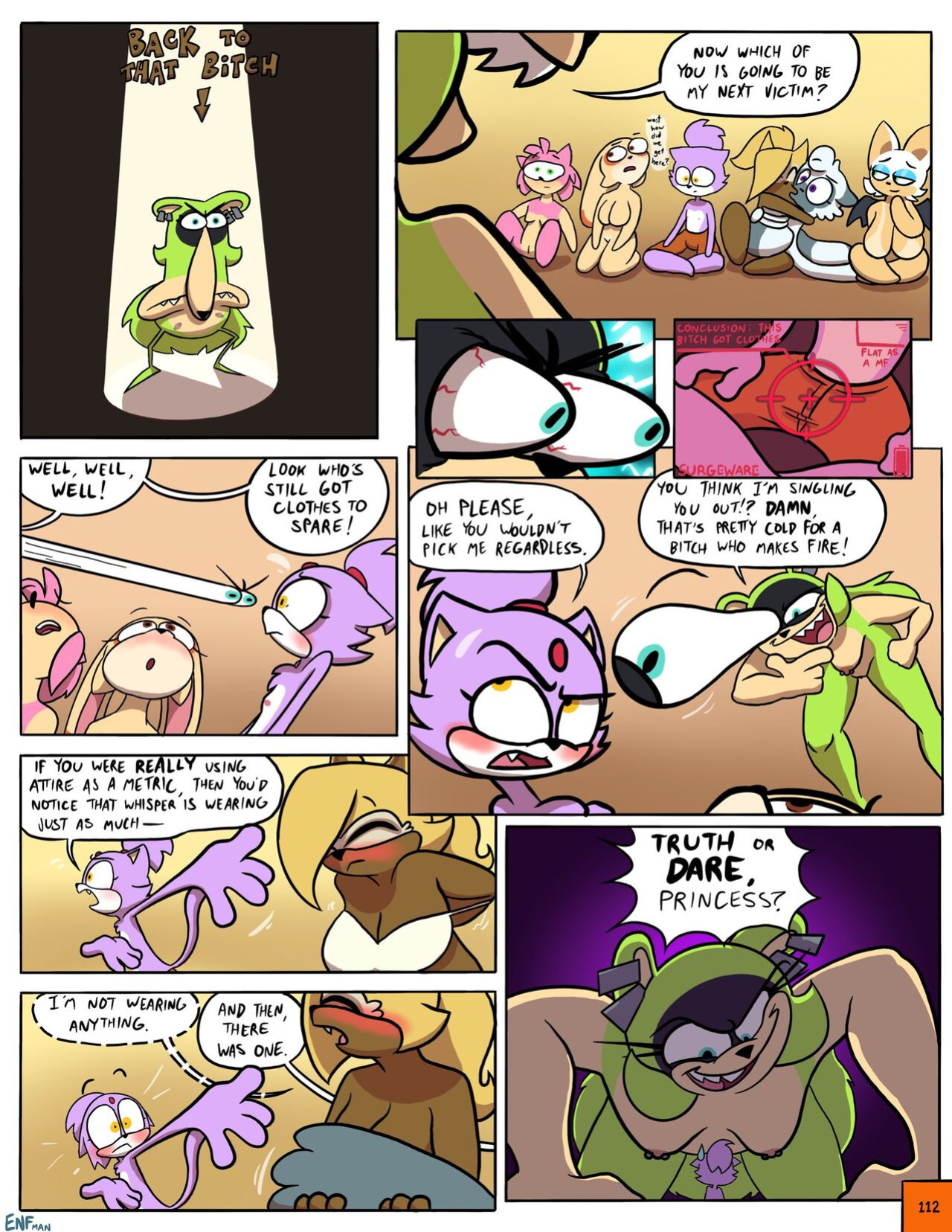[ENFman] Oops! All Naked! + Bonus Pages and Refs
