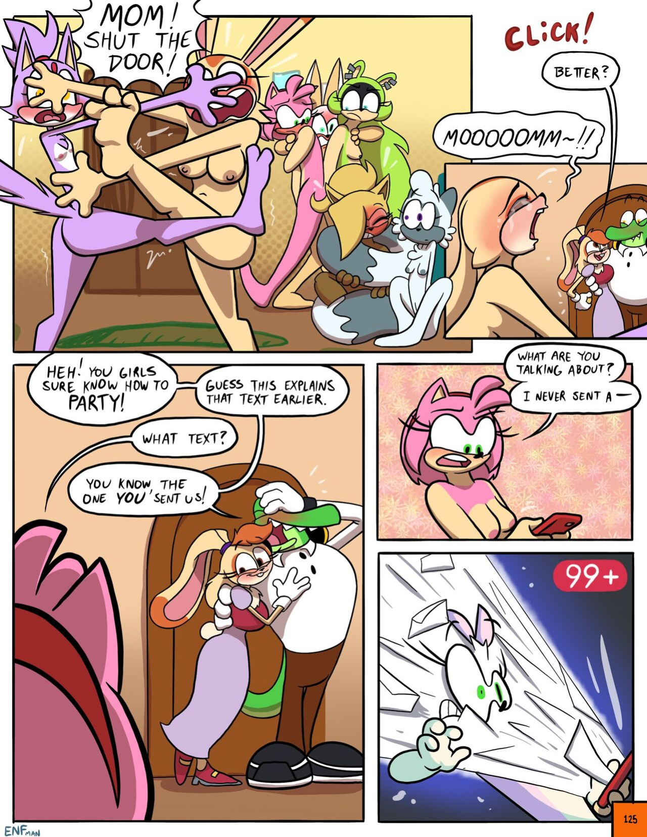 [ENFman] Oops! All Naked! + Bonus Pages and Refs