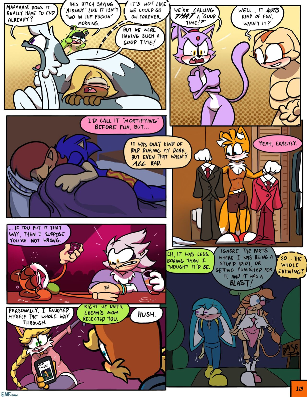 [ENFman] Oops! All Naked! + Bonus Pages and Refs