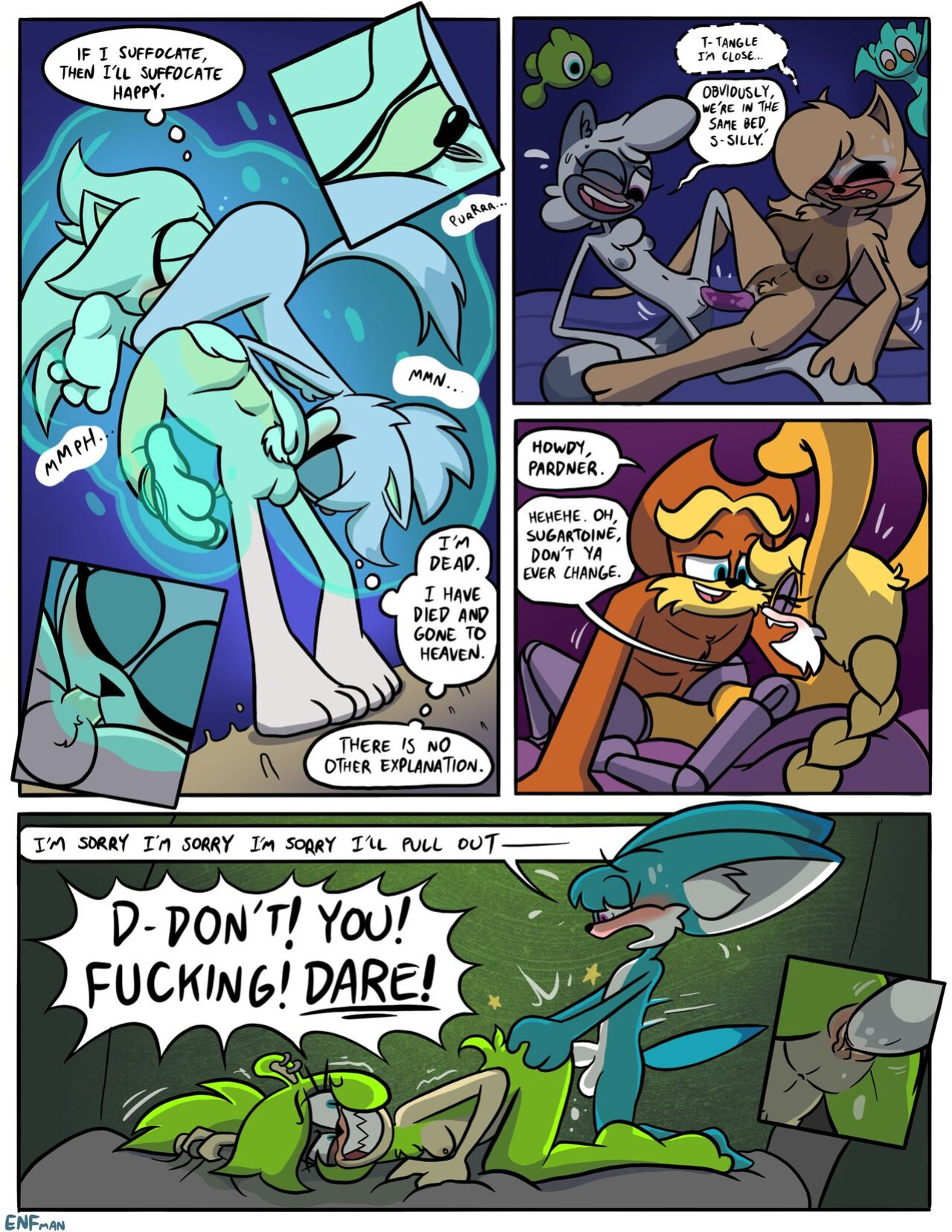 [ENFman] Oops! All Naked! + Bonus Pages and Refs