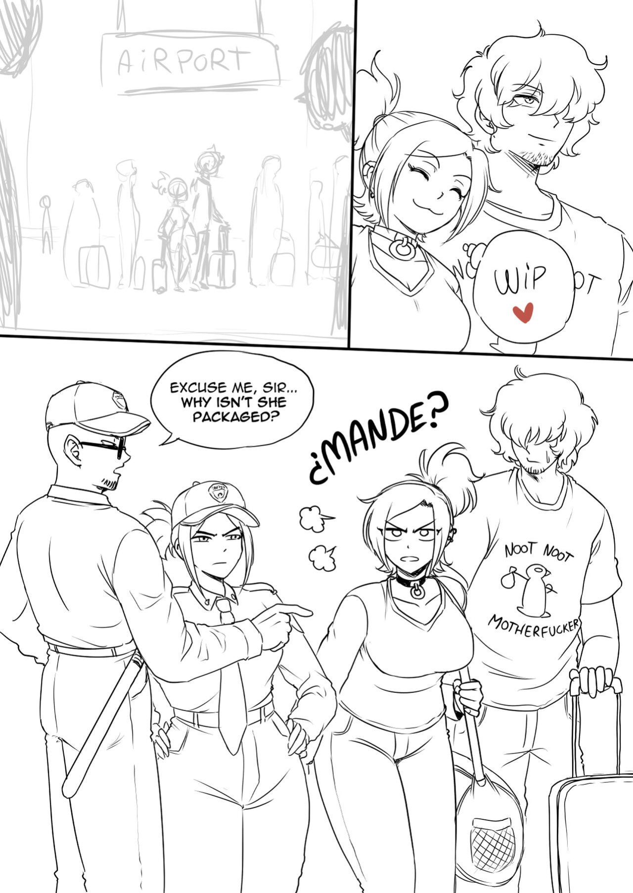 [Issa Castagno] Minicomic - Flight Baggage