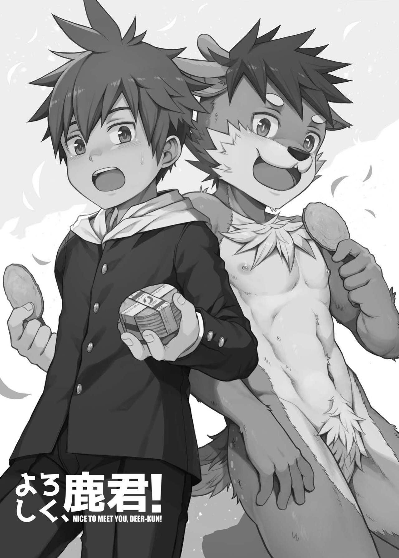 [Beater (daikung)] Yoroshiku, Shika-kun! | Nice to Meet You, Deer-kun! [Uncensored]