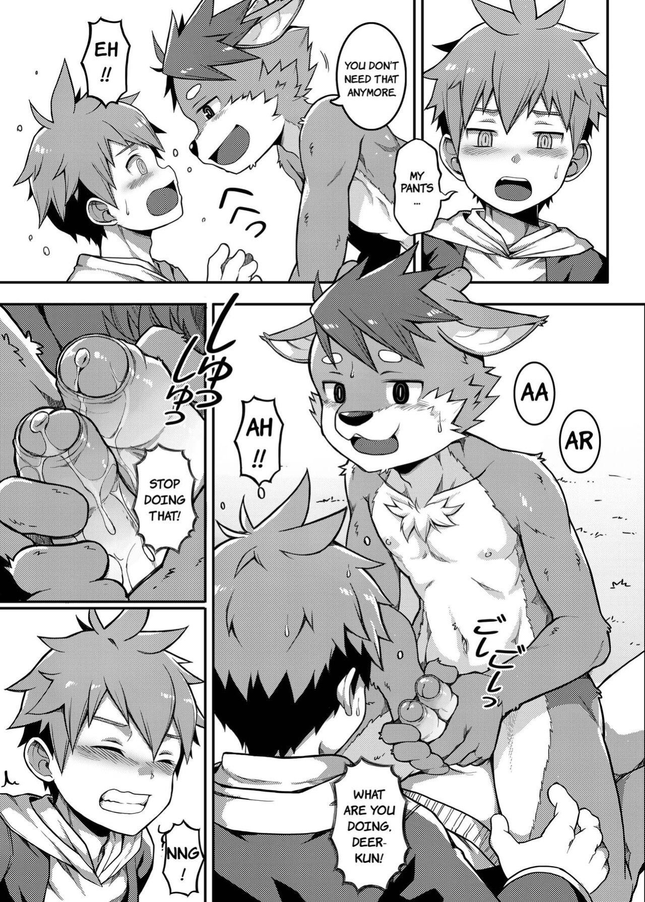 [Beater (daikung)] Yoroshiku, Shika-kun! | Nice to Meet You, Deer-kun! [Uncensored]