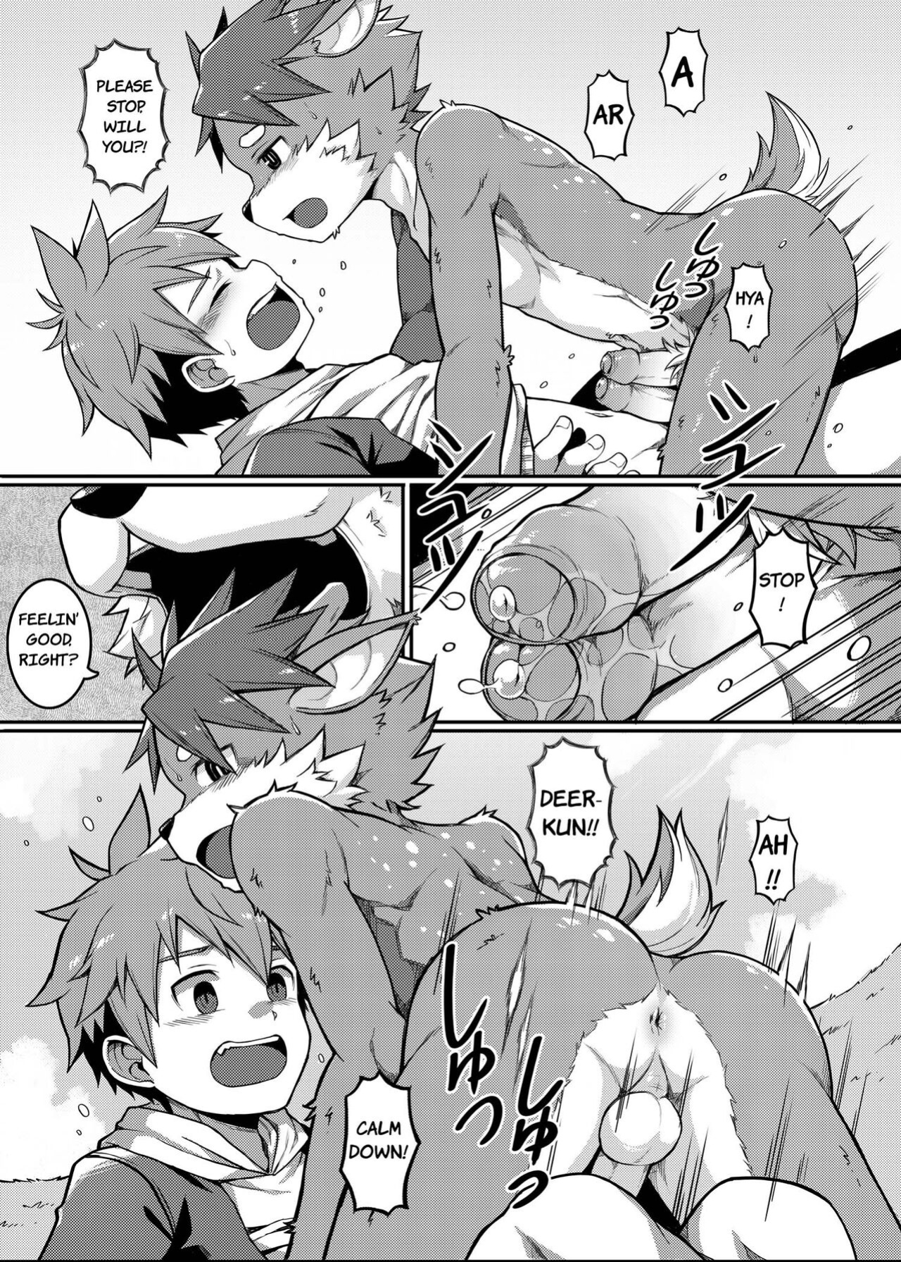 [Beater (daikung)] Yoroshiku, Shika-kun! | Nice to Meet You, Deer-kun! [Uncensored]