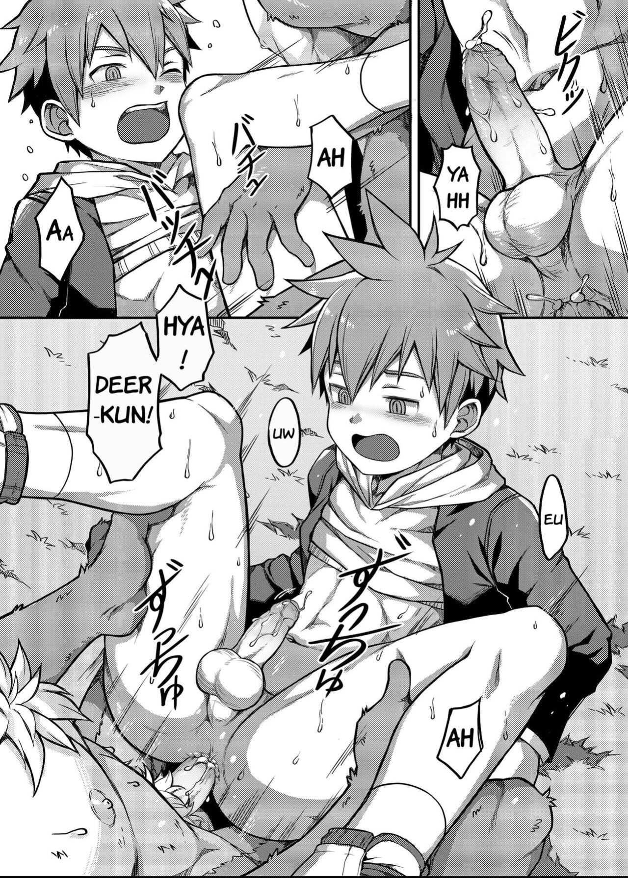 [Beater (daikung)] Yoroshiku, Shika-kun! | Nice to Meet You, Deer-kun! [Uncensored]
