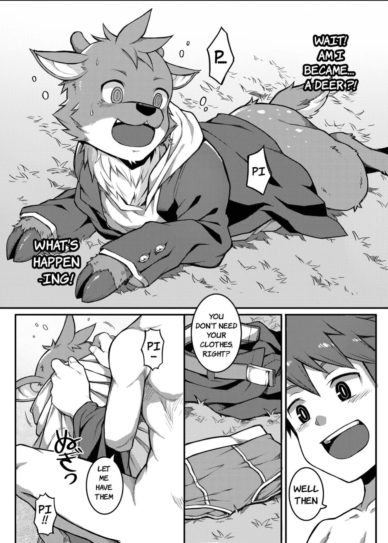 [Beater (daikung)] Yoroshiku, Shika-kun! | Nice to Meet You, Deer-kun! [Uncensored]
