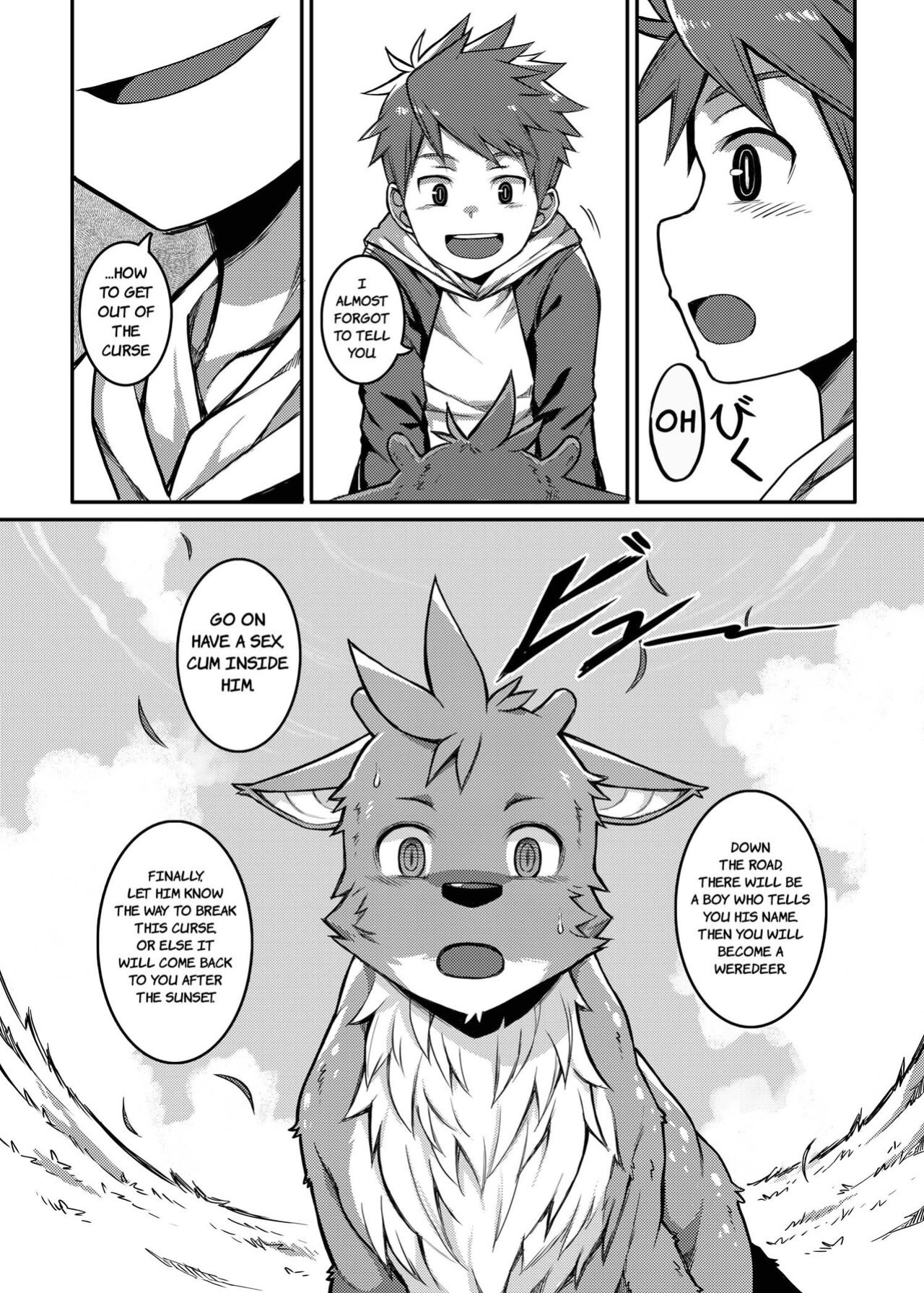 [Beater (daikung)] Yoroshiku, Shika-kun! | Nice to Meet You, Deer-kun! [Uncensored]