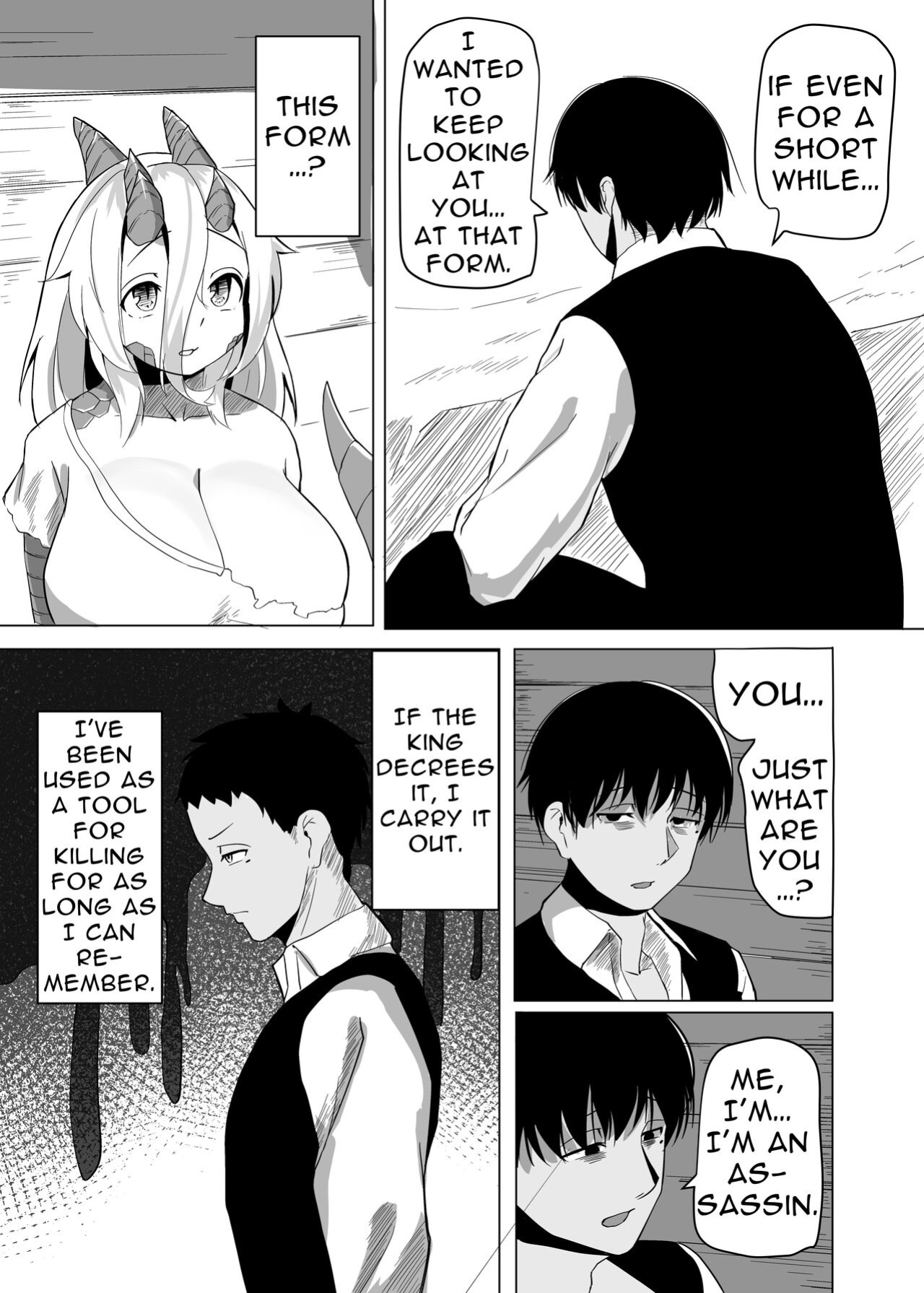 [Saikutsu Kichi (Kagarimachi Konatsu)] The Pure Love Pleasure of a Persecuted Dragon Girl and an Assassin at His Limit [Fantasy Primer]