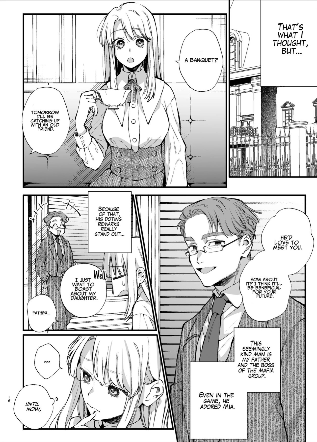 [Umenegi Daimyoujin (Umekoppe)] Shini gē ni Tensei Shita Mafia jō wa Henai Supai ni te Kagome ni Sareru | The Spy Who Ravished Me ~Reborn As a Mafia Princess in a Deadly Game~