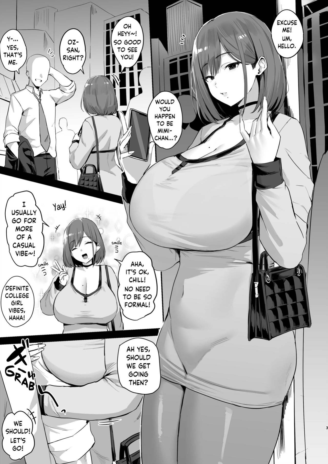 [Hotate Chanpon (Hotate-chan)] Papakatsu JD, Ochinpo Yuuryou Bukken o Mitsukeru. | College Sugar Baby - On the Market for Some Prime Daddy Dick [SaLamiLid]