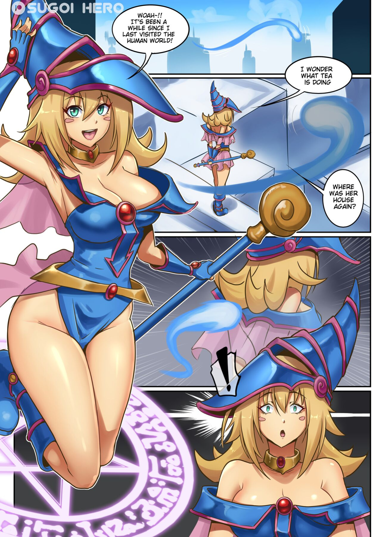 [TSFSingularity (SugoiHero)] Magician's Circle (Yu-Gi-Oh!) [English & Textless]