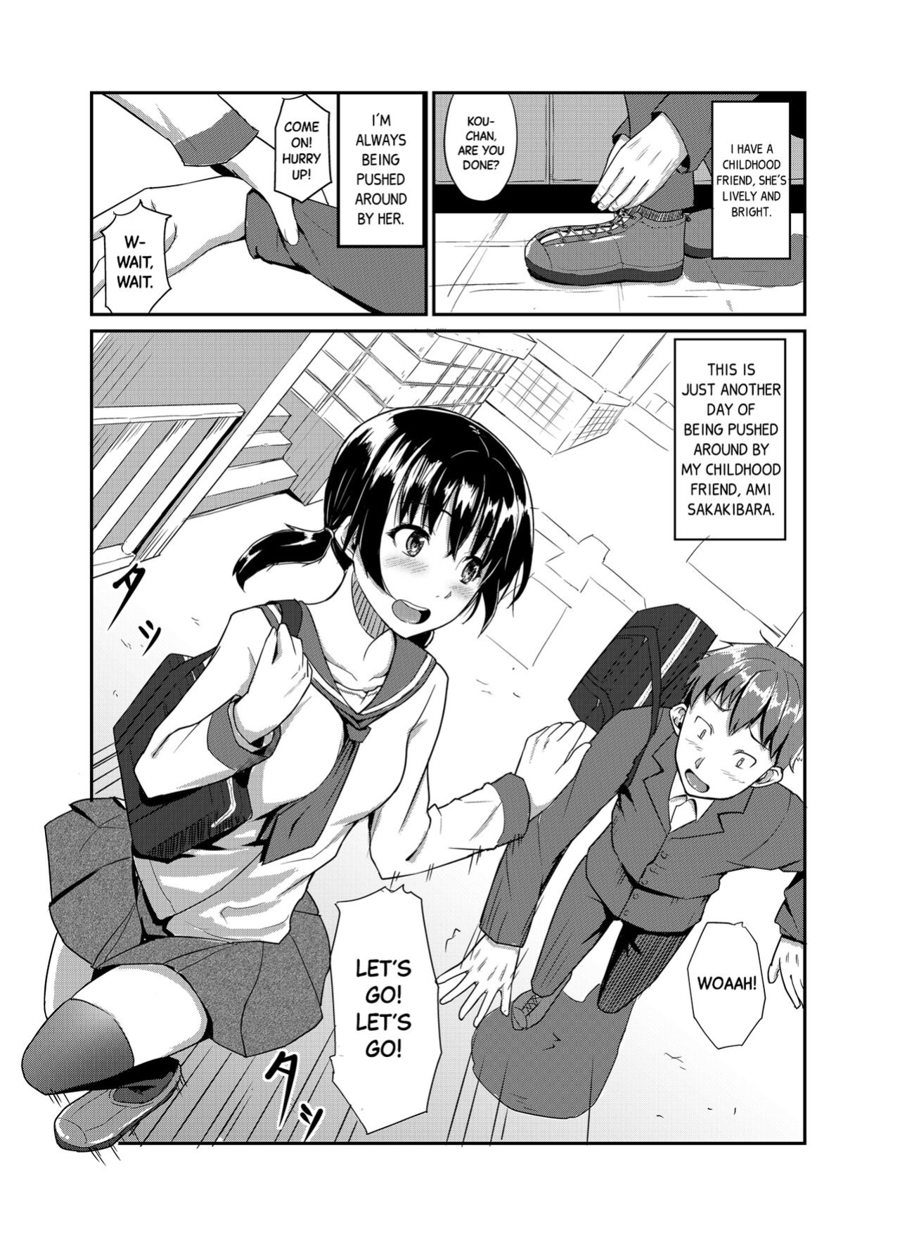 [Chonmage Teikoku (Magekichi)] Chuunen Kyoushi ni Netorareta Osananajimi | Childhood Friend Cuckolded by a Middle-aged School Teacher [Black Grimoires]
