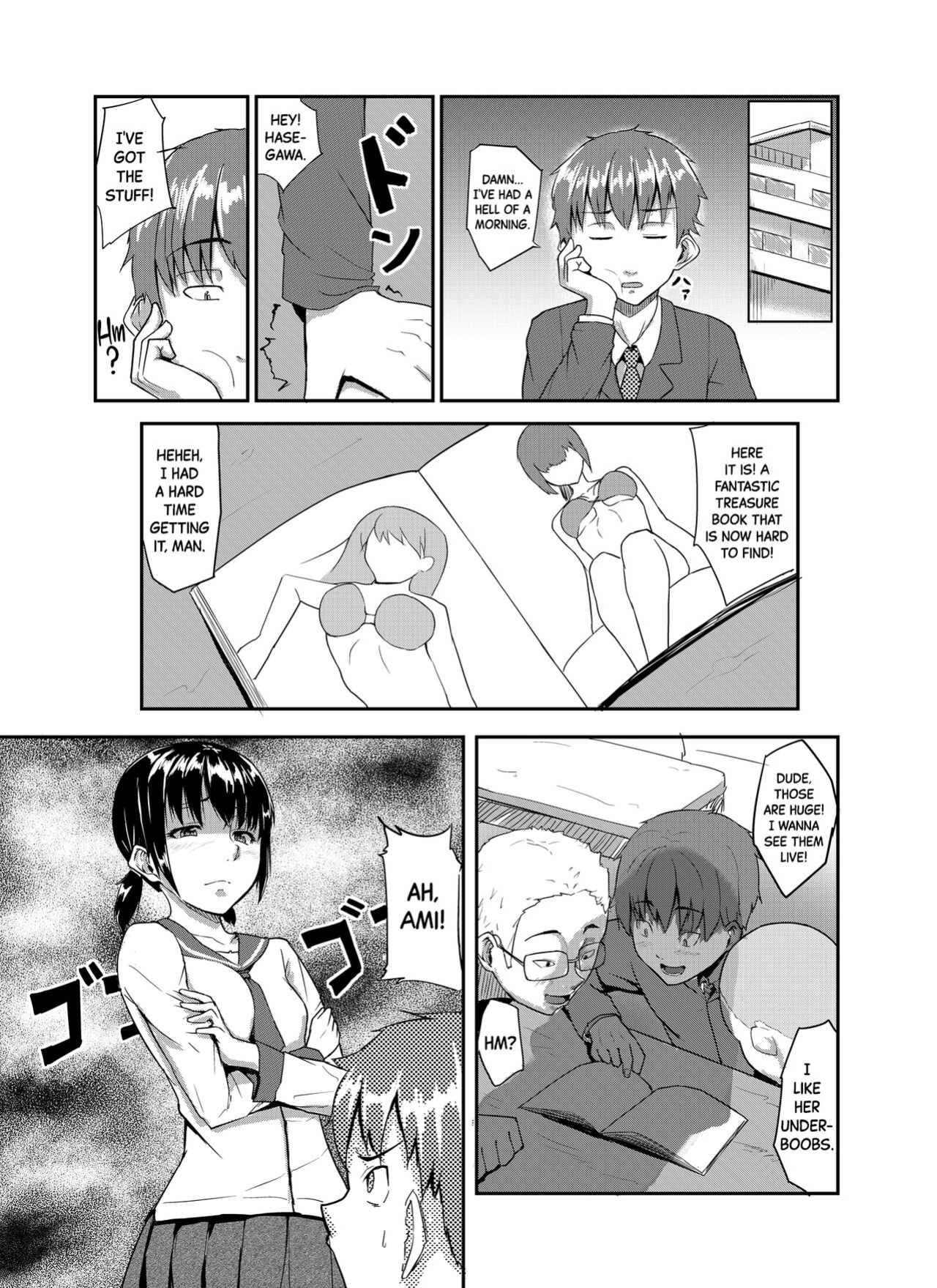 [Chonmage Teikoku (Magekichi)] Chuunen Kyoushi ni Netorareta Osananajimi | Childhood Friend Cuckolded by a Middle-aged School Teacher [Black Grimoires]
