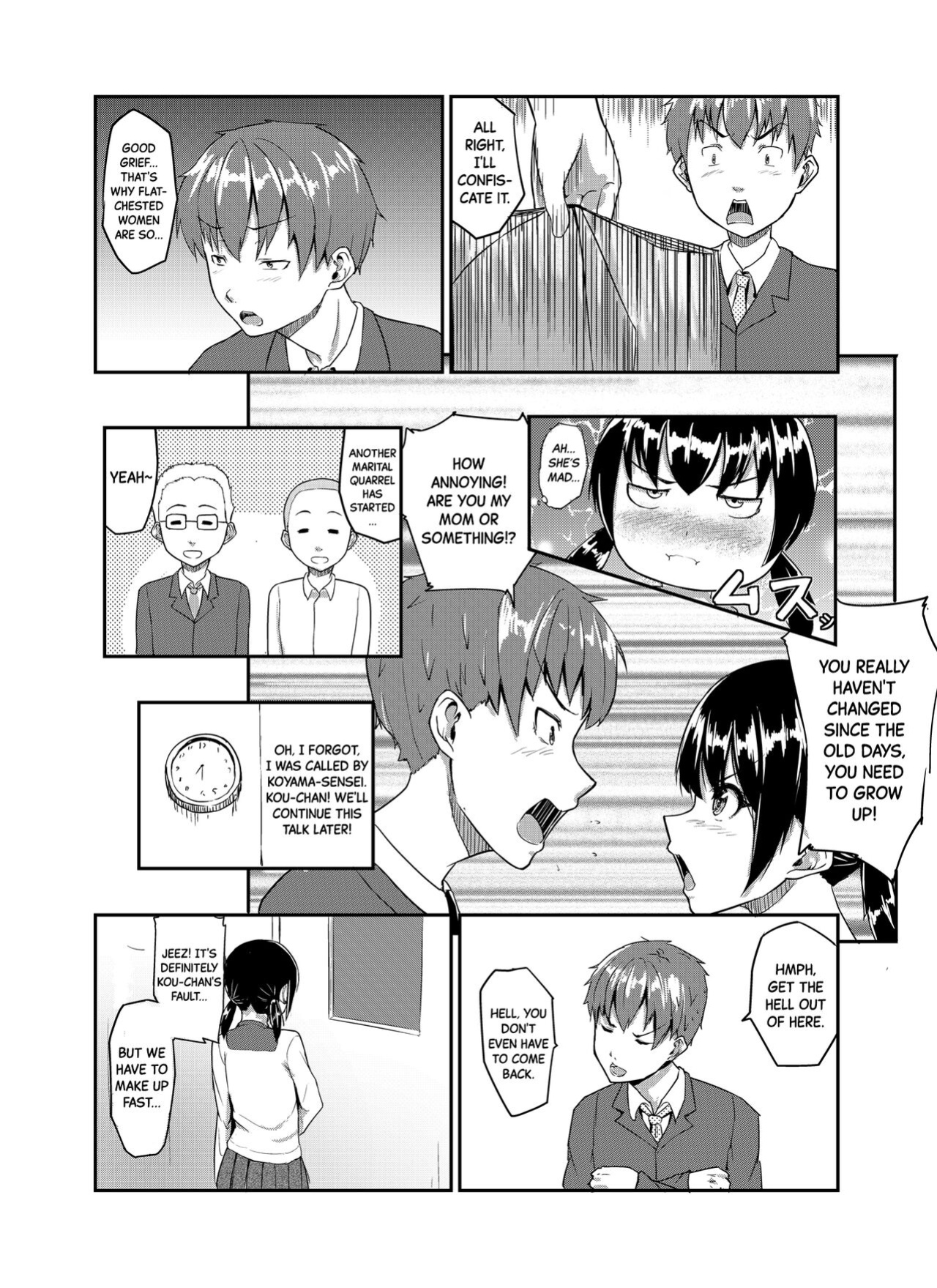 [Chonmage Teikoku (Magekichi)] Chuunen Kyoushi ni Netorareta Osananajimi | Childhood Friend Cuckolded by a Middle-aged School Teacher [Black Grimoires]
