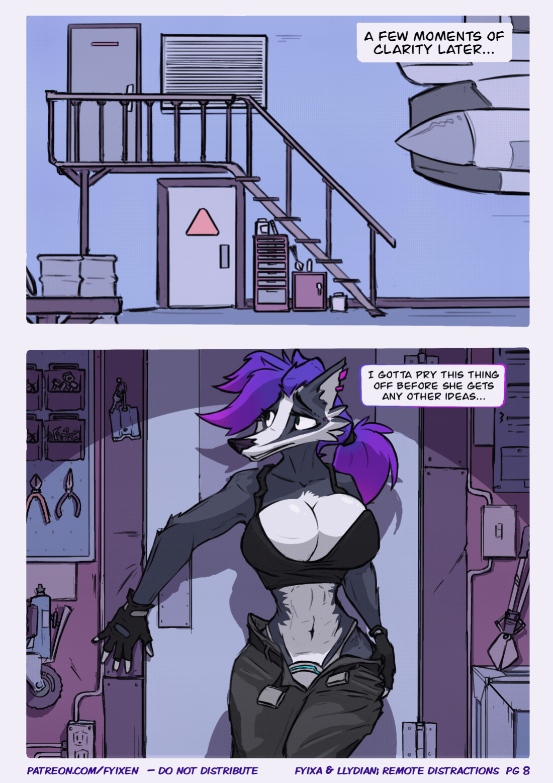[Fyixen] Fyixa and Llydian; Workplace Distractions [complete]