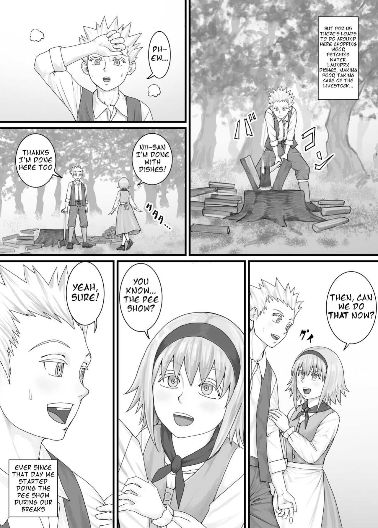 [DODOMESU3SEI] 妹におしっこを見せてもらう漫画 ch. 1-13