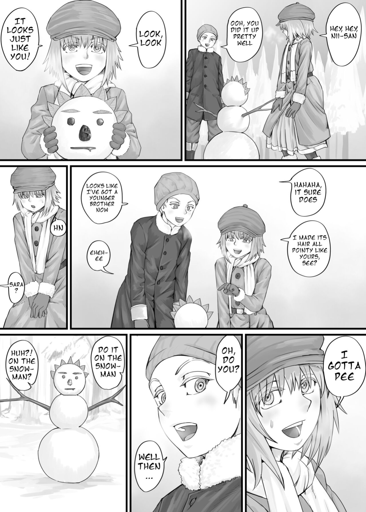[DODOMESU3SEI] 妹におしっこを見せてもらう漫画 ch. 1-13