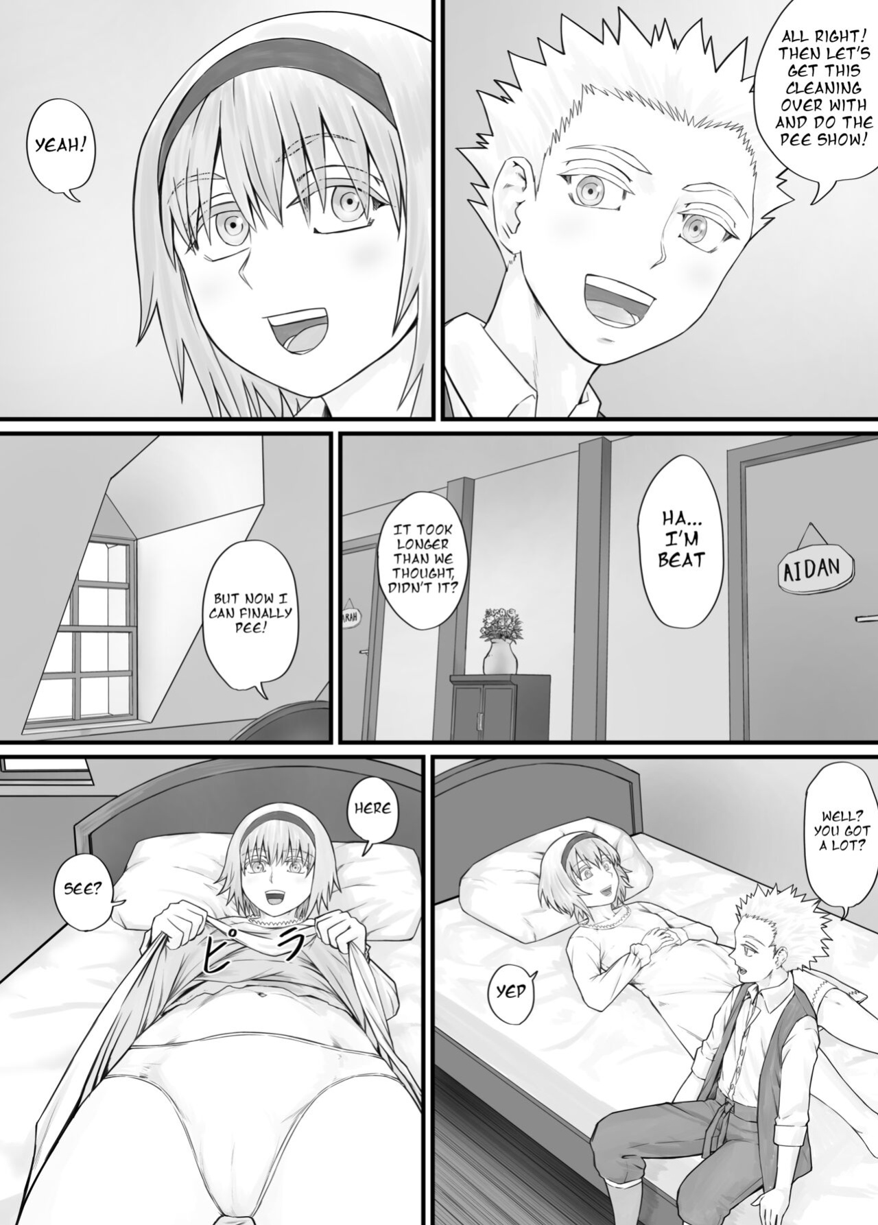 [DODOMESU3SEI] 妹におしっこを見せてもらう漫画 ch. 1-13