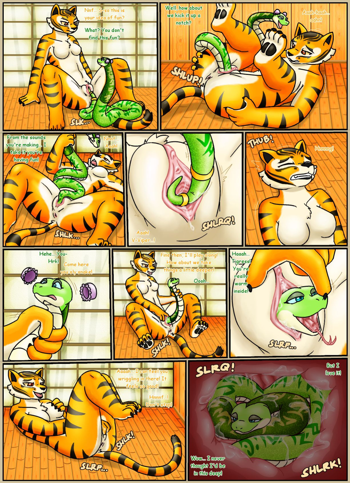 [Livinlovindude] Tigress and Viper's Time Off