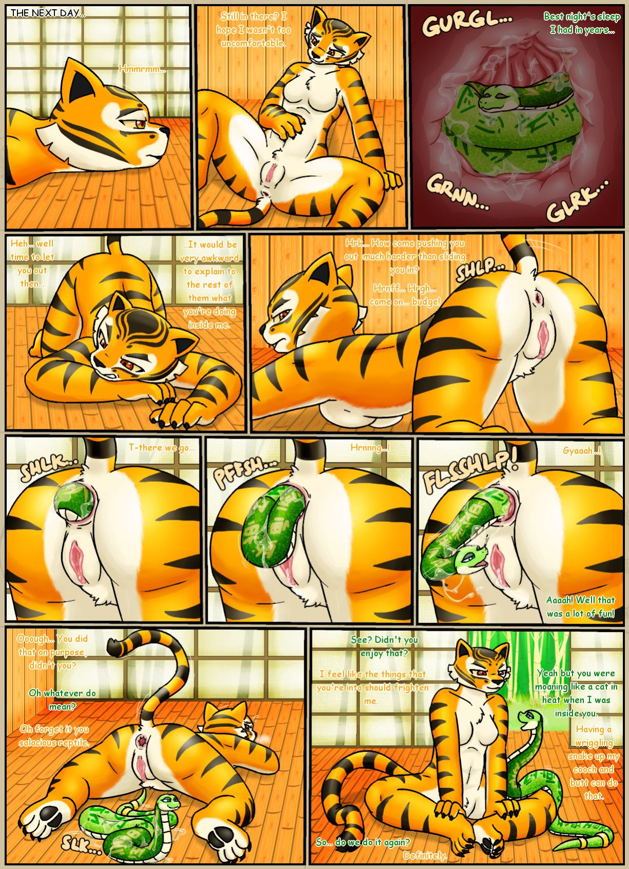 [Livinlovindude] Tigress and Viper's Time Off