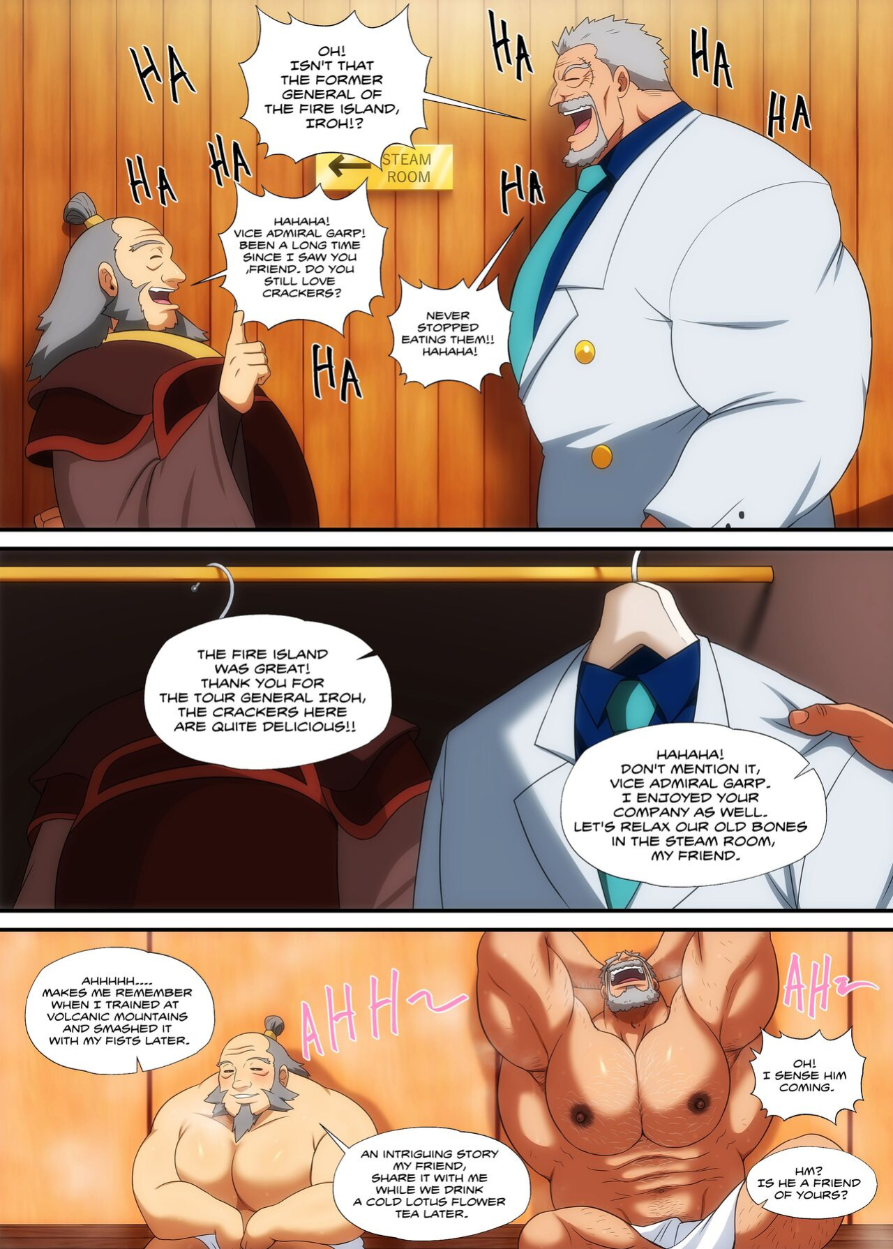 [Ducka] Old Friend & Steam ( Iroh X Garp )