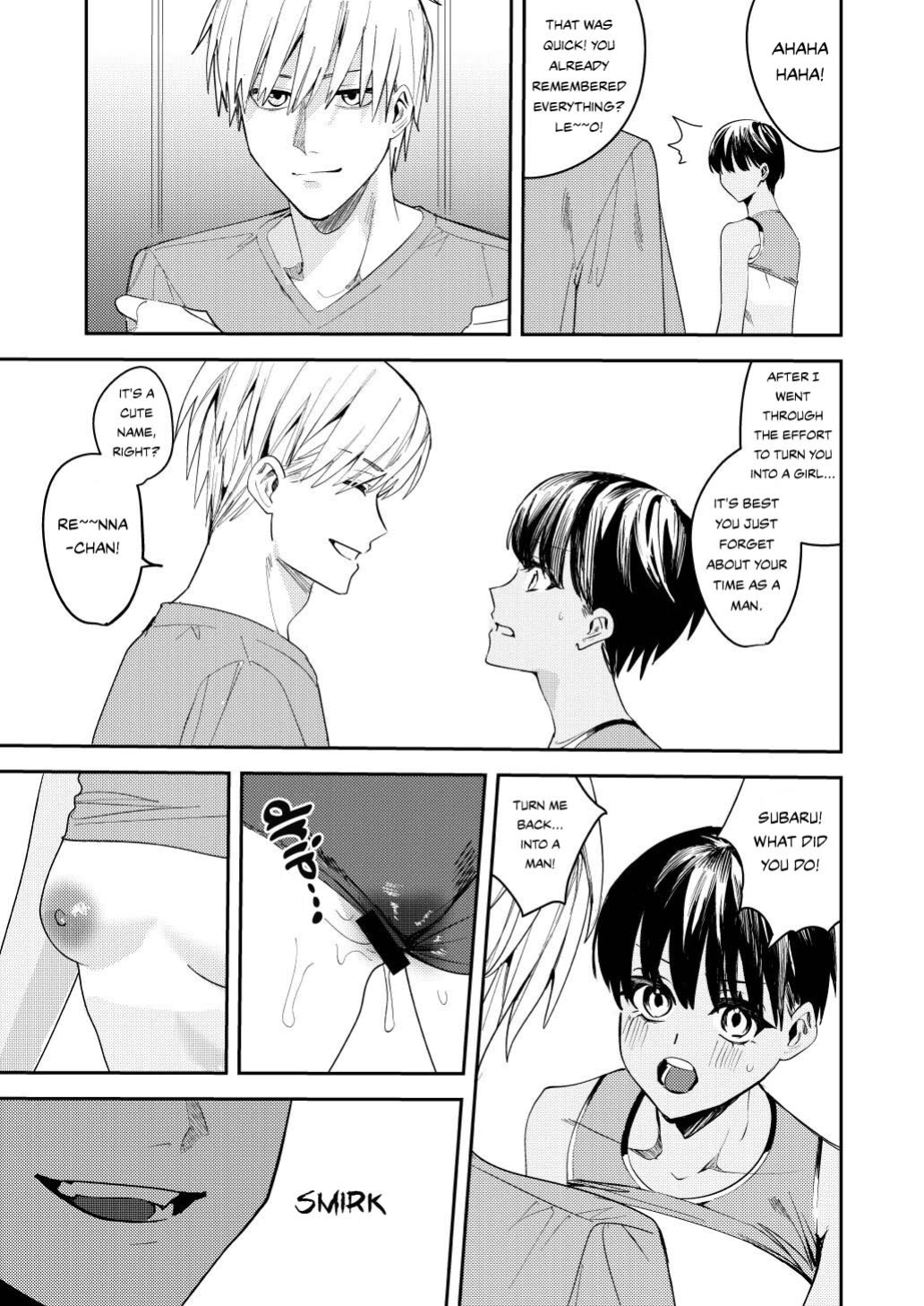 [Amuai Okashi Seisakusho (Betty)] Rikujoubu no Ore ga Onna ni sarete Kairaku ni Ochiteiku Ohanashi | How I Was Turned Into A Woman, Left The Track Team, And Became A Slut {Sankaku Scans}
