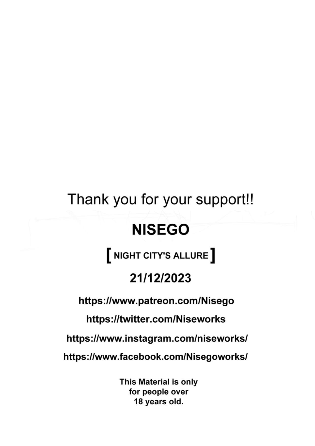 [Nisego] Night City's Allure (Cyberpunk Edgerunners)
