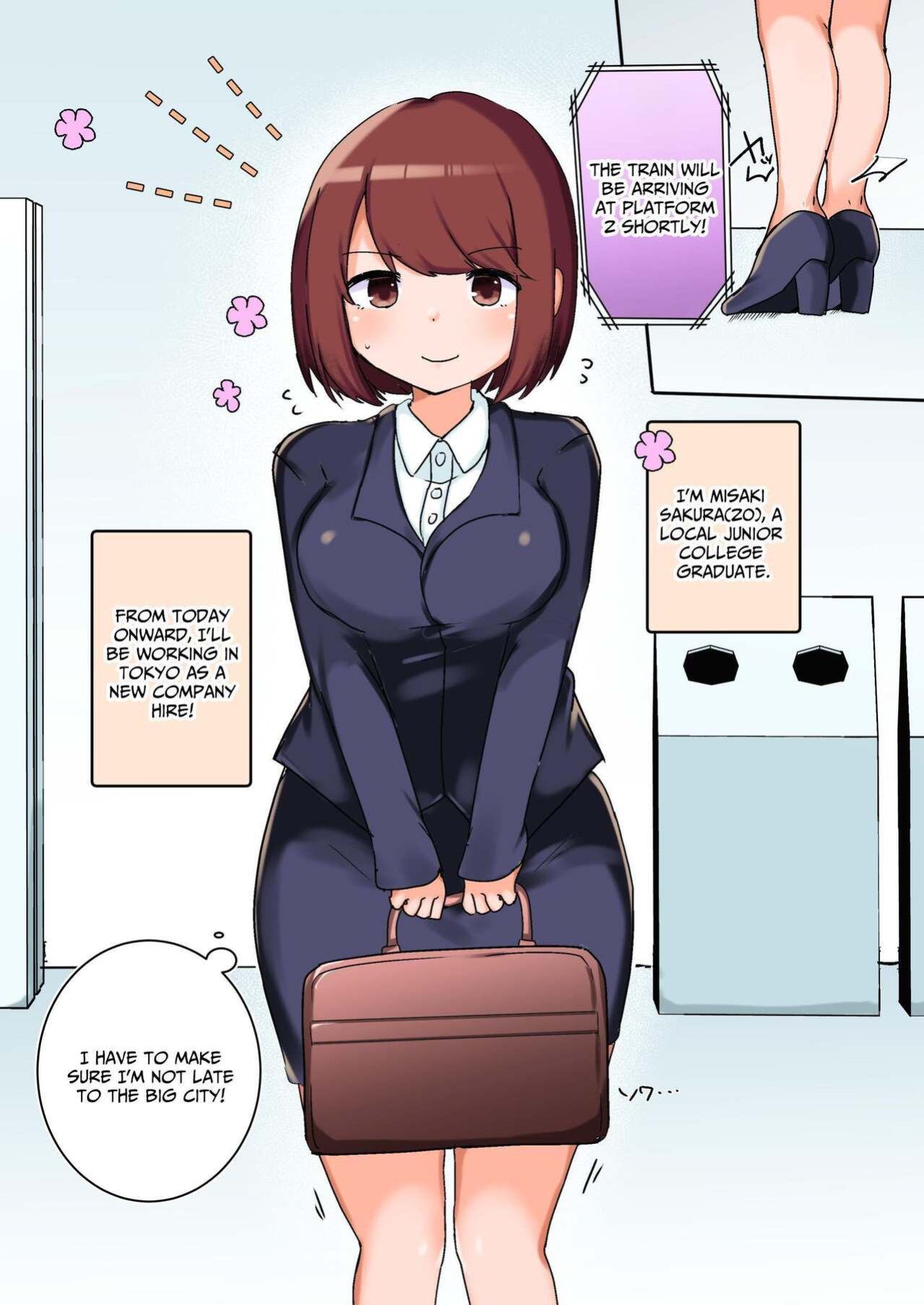 [Amai Shoujo Koubou (Amai Meiden)] Sexual Harassment OK! Women-only Groping Carriage ~Rookie OL's Lesbian Corruption~ [IXIA WORKS]