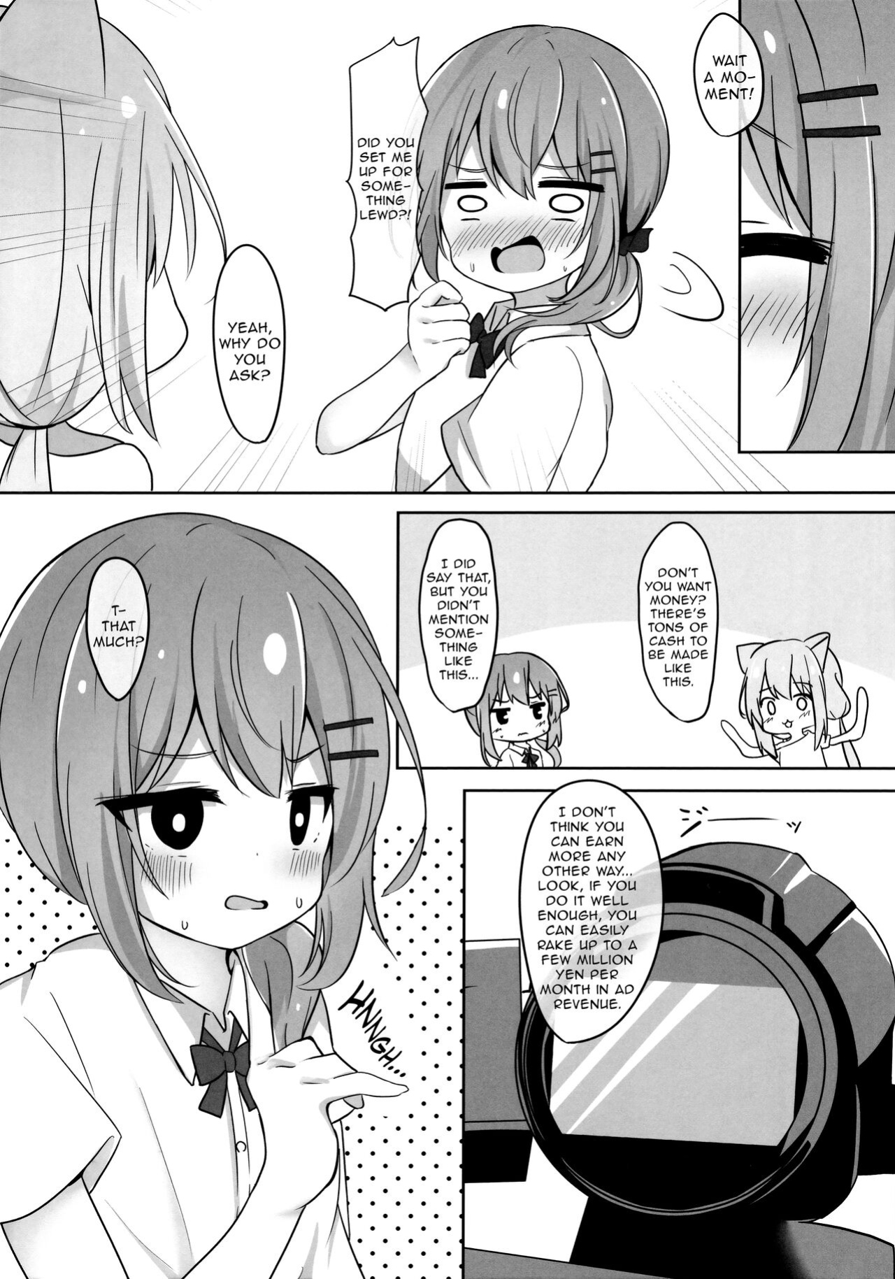 (C102) [Izumi no Miyako (Nagomi Yayado)] Umiko-San ga Ecchi na Me ni Au Hon | A Book in Which Something Lewd Happens to Umika [Onii-chan Projects]