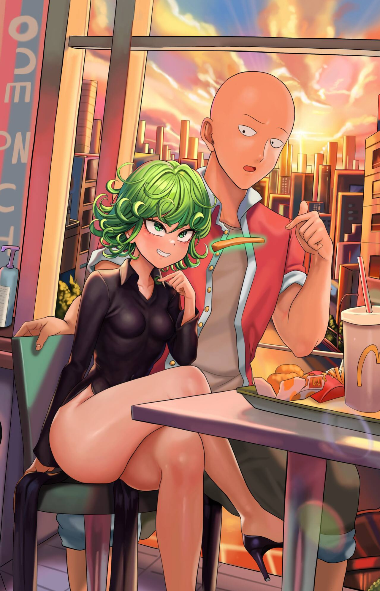 [FAIR6805] Tatsumaki x Saitama (One-Punch Man)